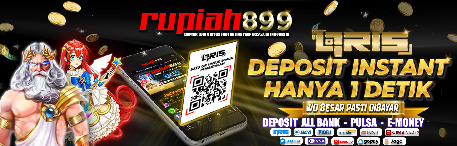 DEPOSIT QRIS 1 DETIK